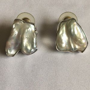 JGDC 925 Sterling Mother of Pearling Earrings